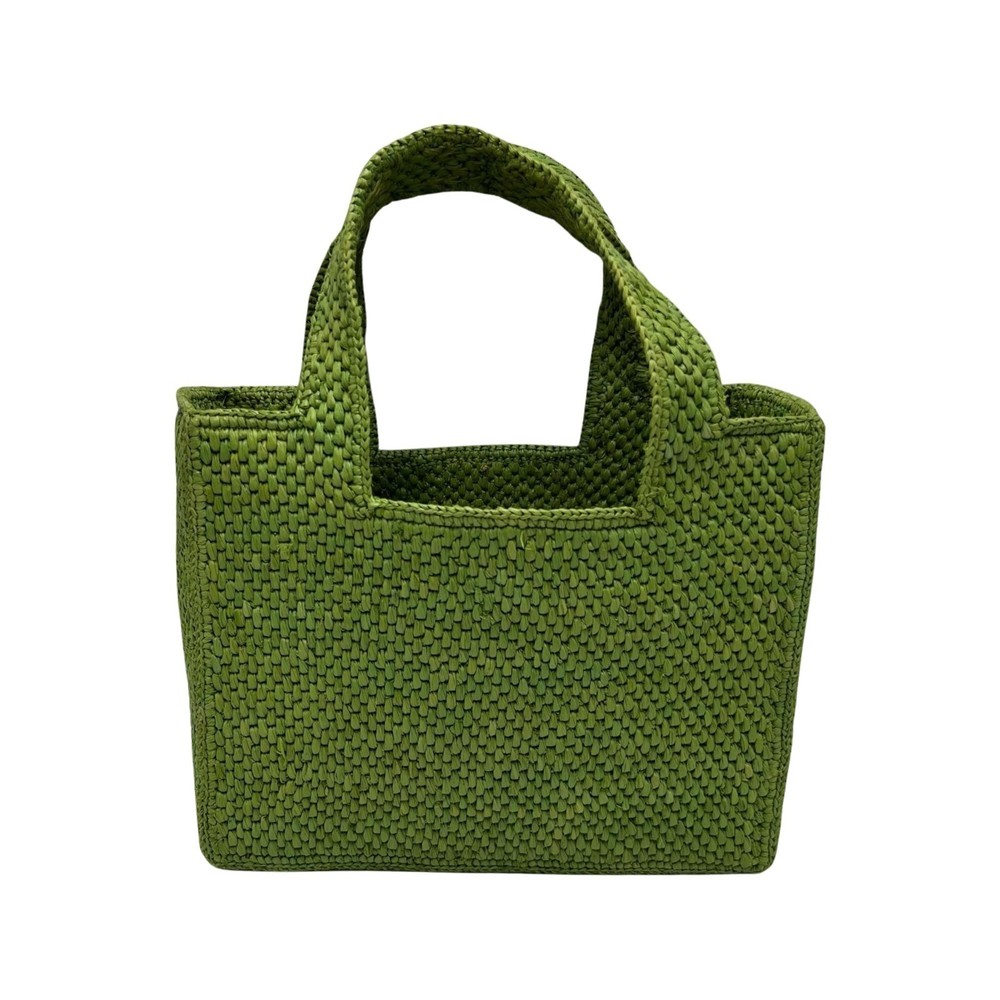 LOEWE Font Tote Small Basket Bag Green Women's - Picture 2 of 10